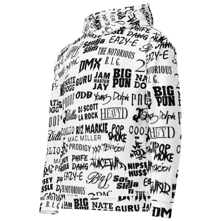 Never Forget - Hip-Hop Artists - WHITE - Unisex Hoodie product image (1)