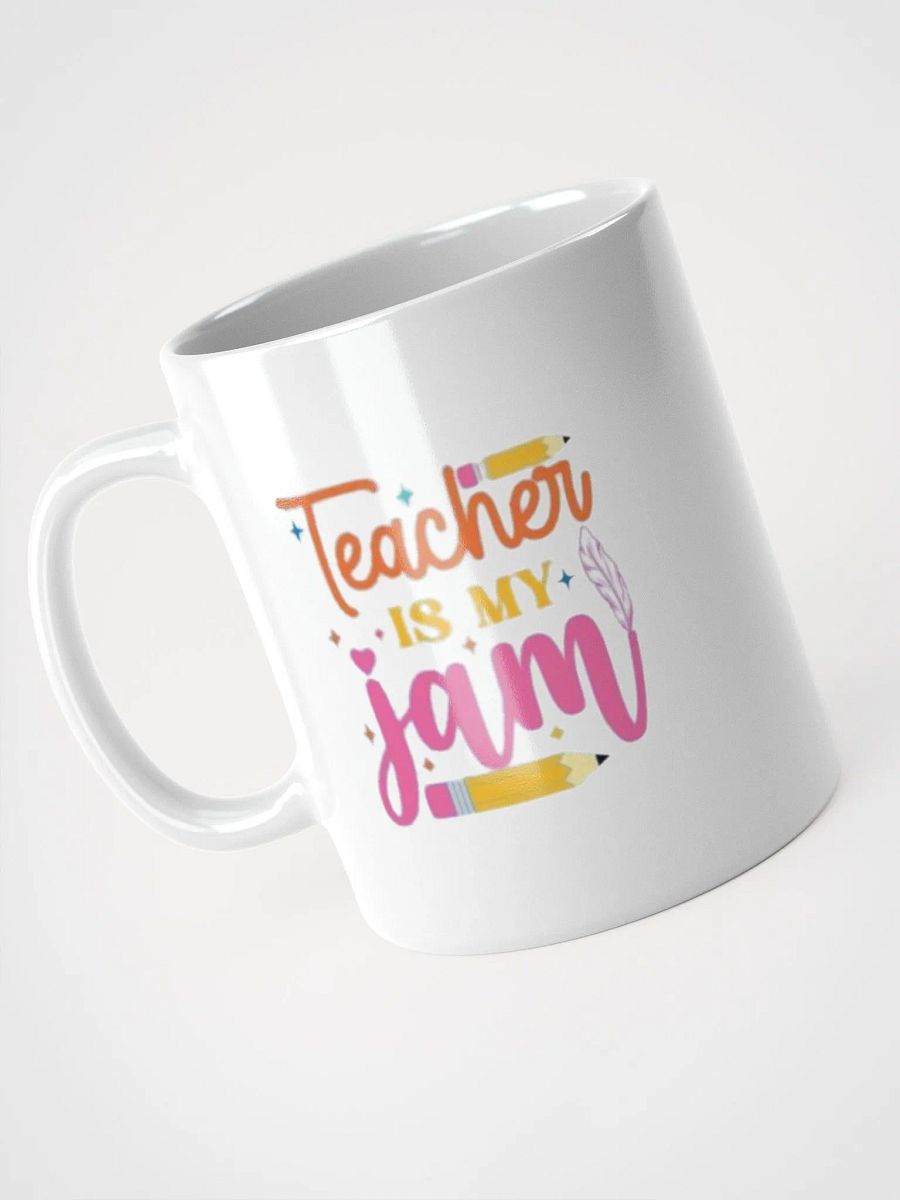White Glossy Mug Teacher product image (3)