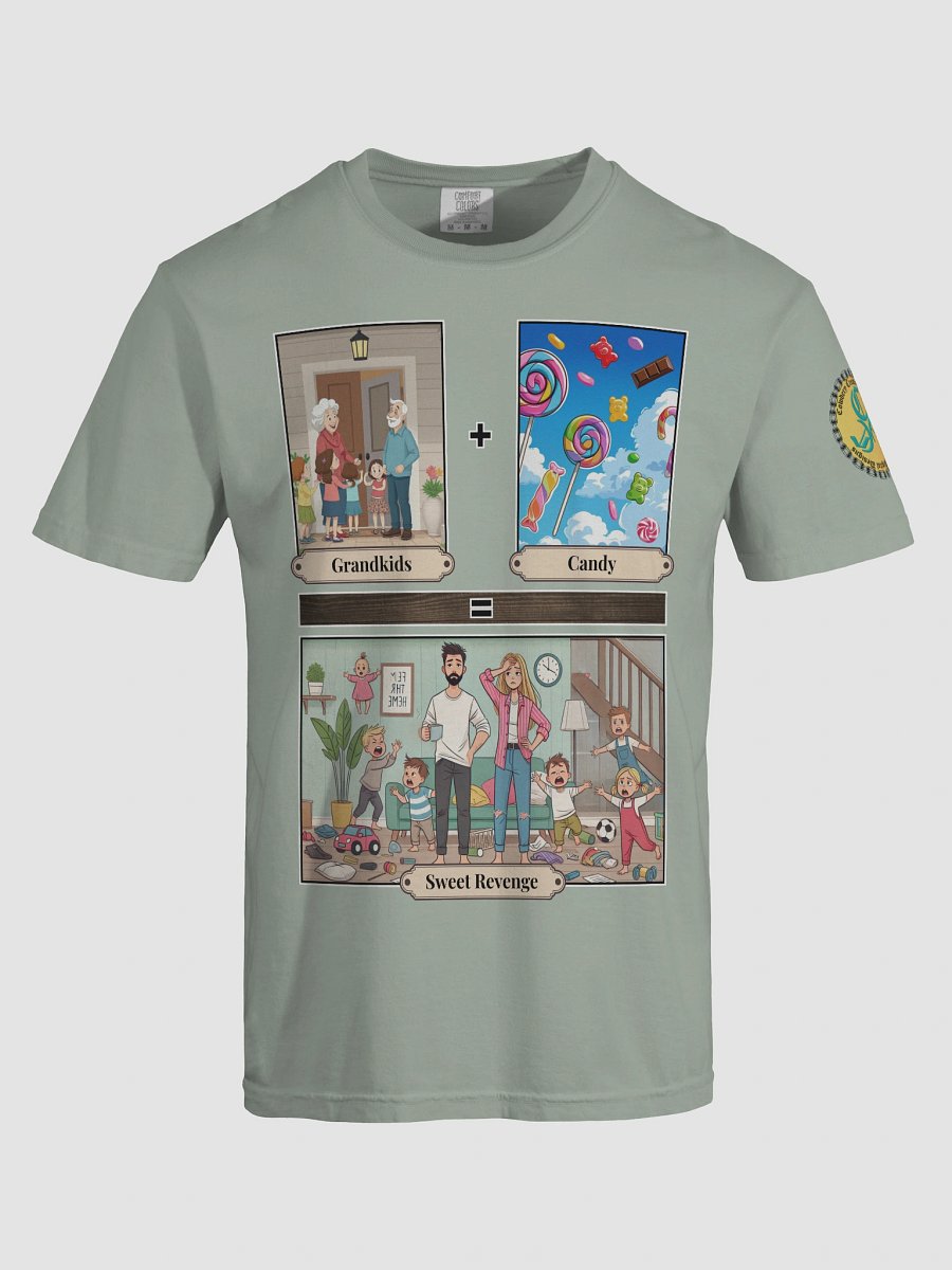 Grandkids + Candy = Sweet Revenge (Both) Comfort Colors Garment-Dyed Heavyweight T-Shirt Colors (4) product image (17)