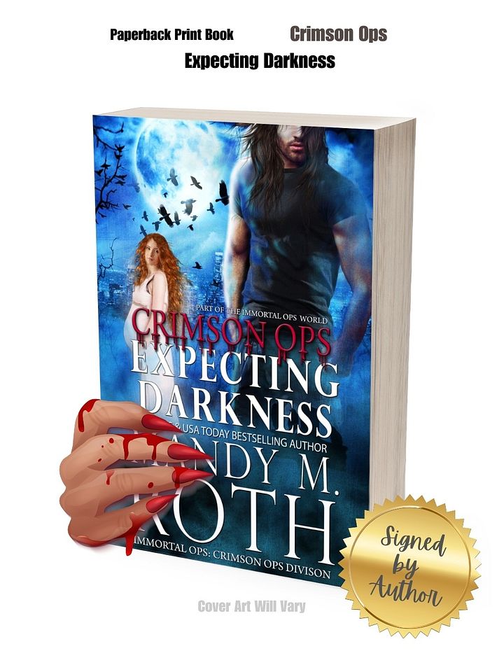 Expecting Darkness Signed Paperback Print Book product image (1)