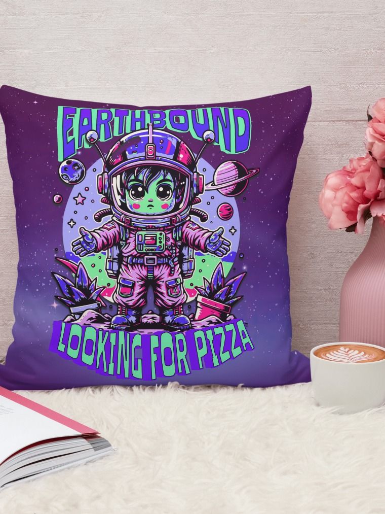 Cosmic Pizza Quest Pillow product image (2)