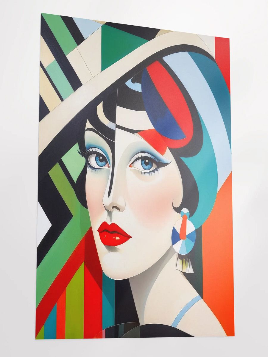 Vibrant Suzy - Flapper Girl Poster - Large 24x36 Inches product image (3)