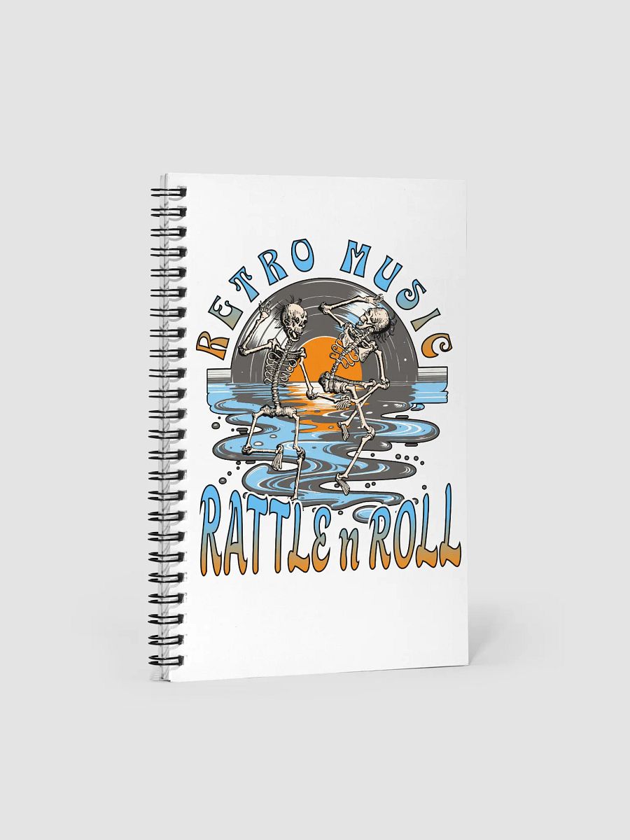 Retro Music Rattle n Roll Dance Spiral Notebook product image (1)