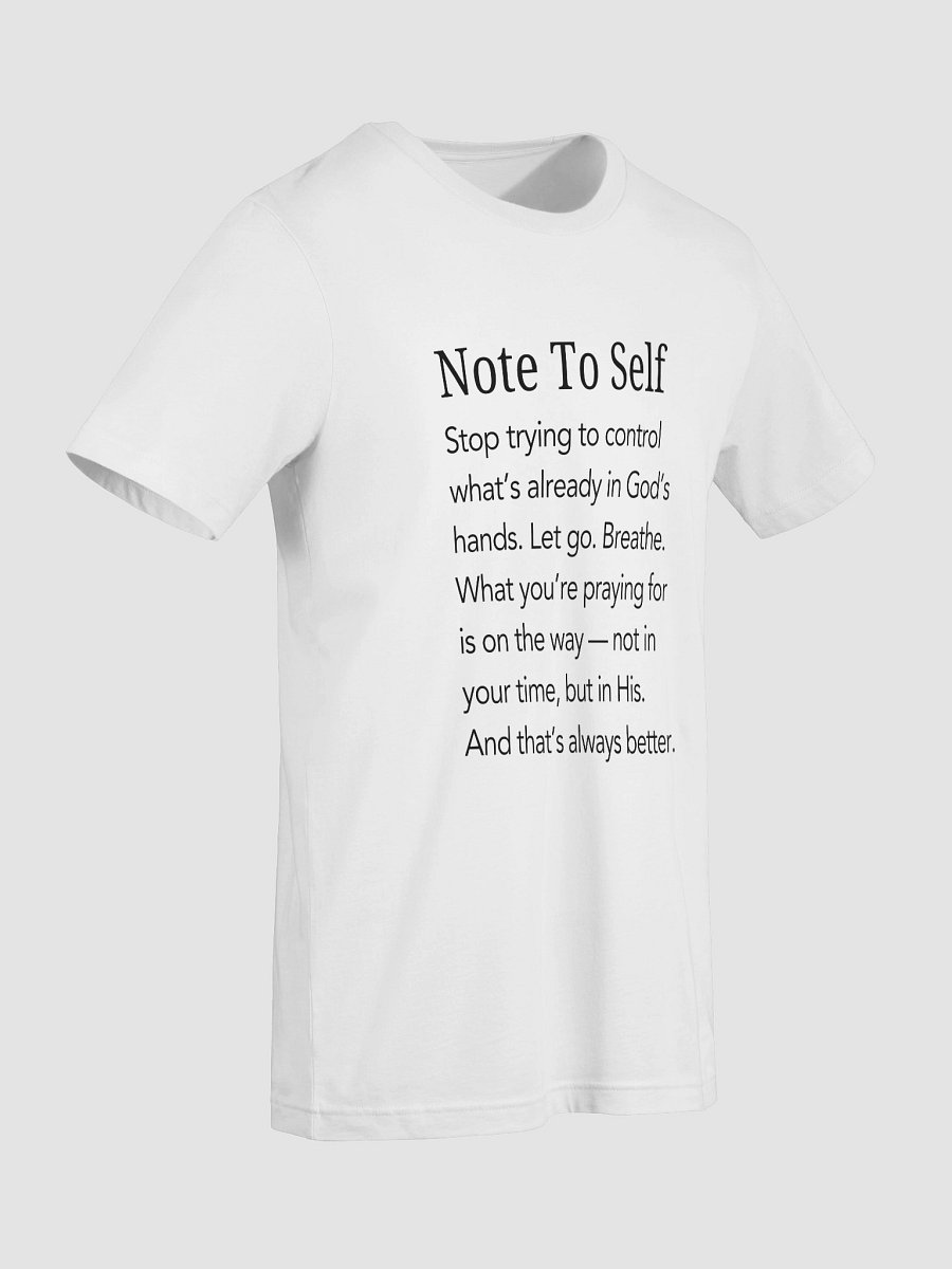 Note To Self Let Go, Trust & Breathe Tee product image (25)