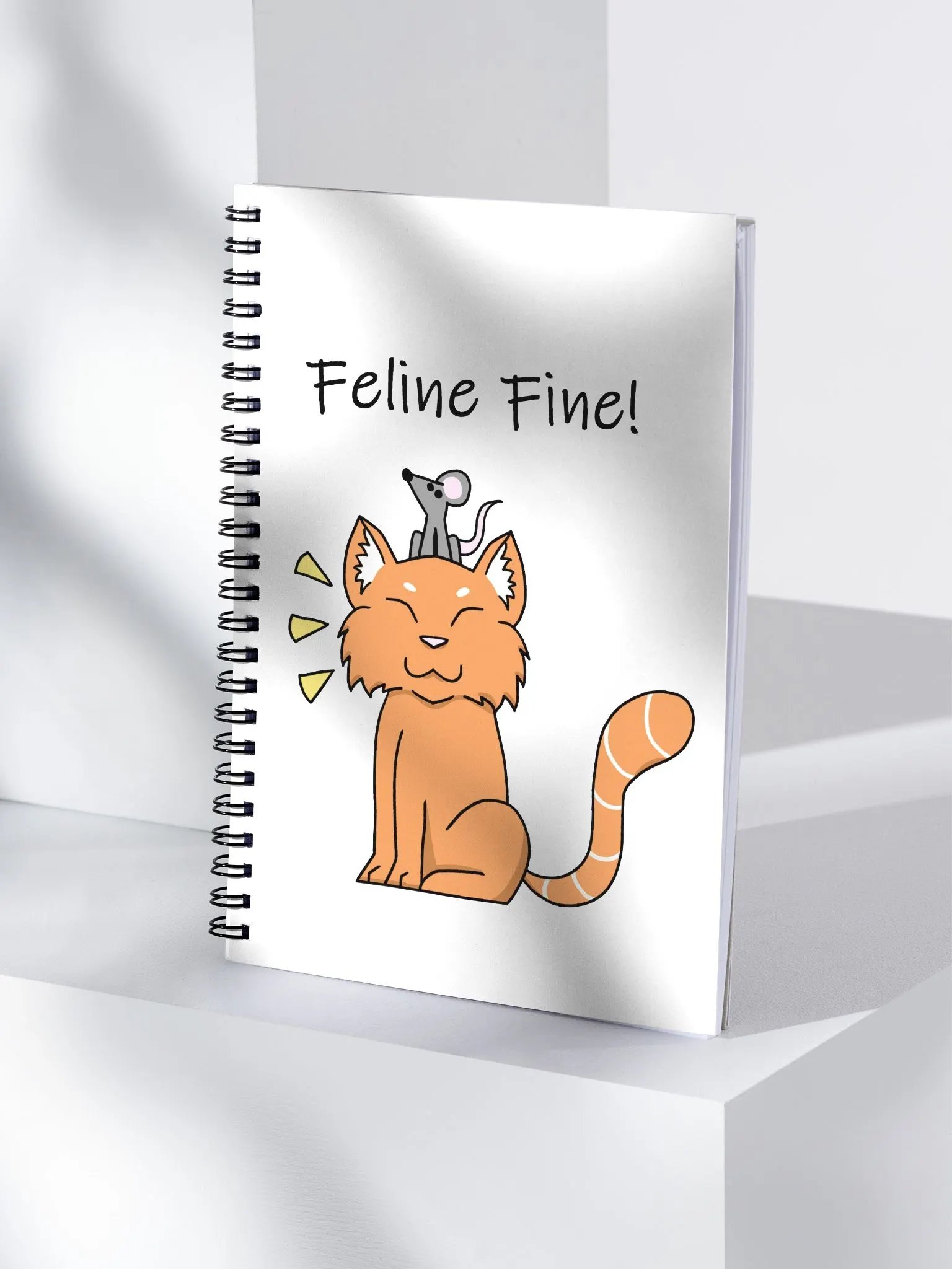 Feline Fine Spiral Notebook product image (4)