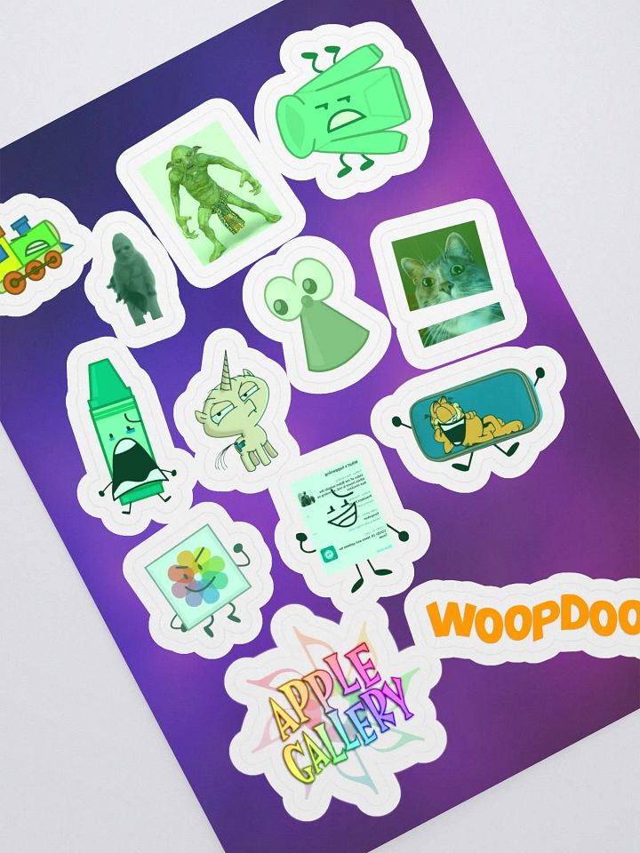 10 Years Sticker Sheet - GREEN product image (2)