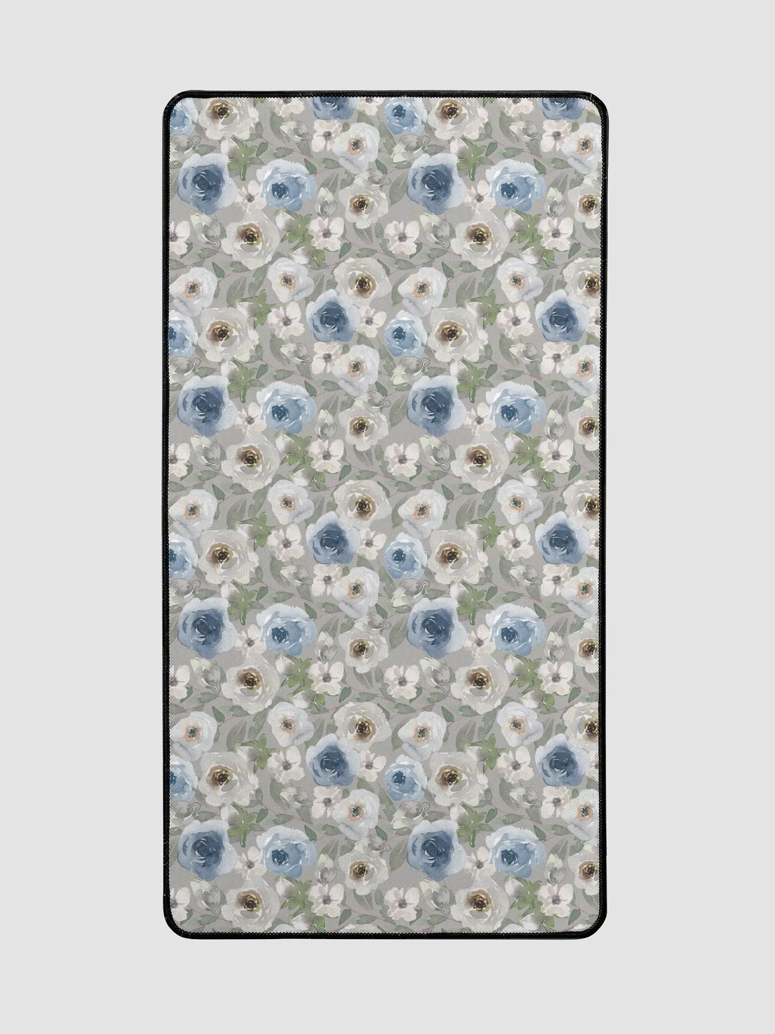 Grey Roses Desk Mat product image (2)