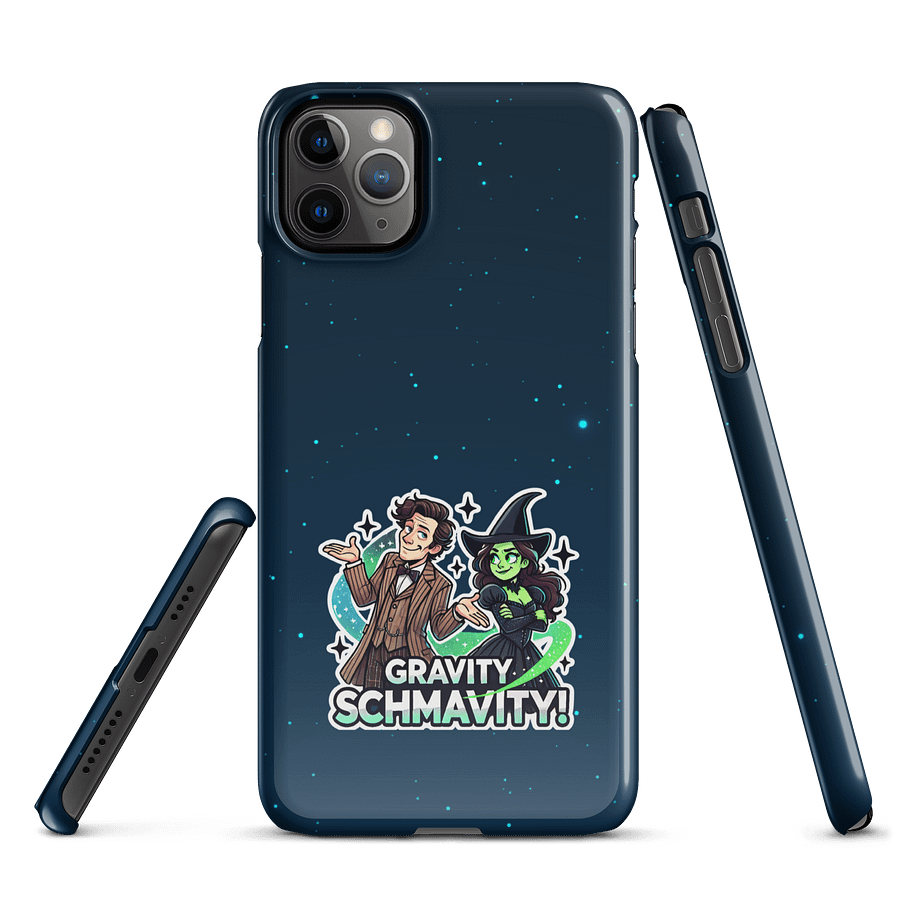Defying Gravity Schmavity iPhone Case – Snap-On Wicked Doctor Who Mashup Cover product image (2)