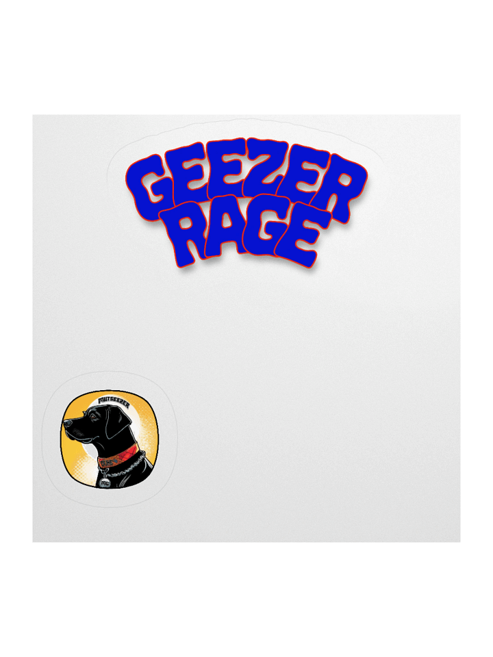 Geezer Rage cut stickers product image (3)