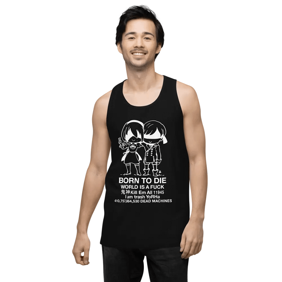 BORN TO DIE - TANKTOP - BLACK product image (3)