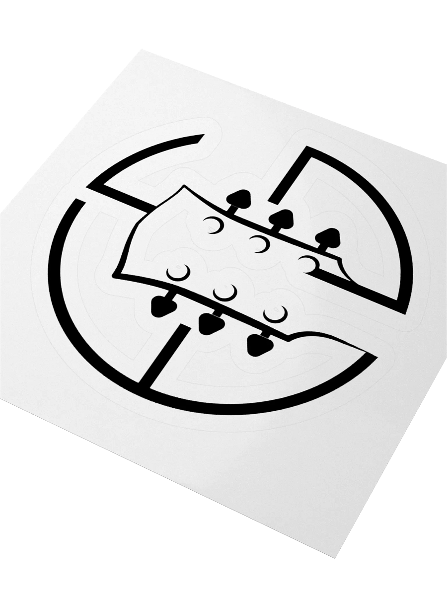 Logo Sticker - Black product image (8)