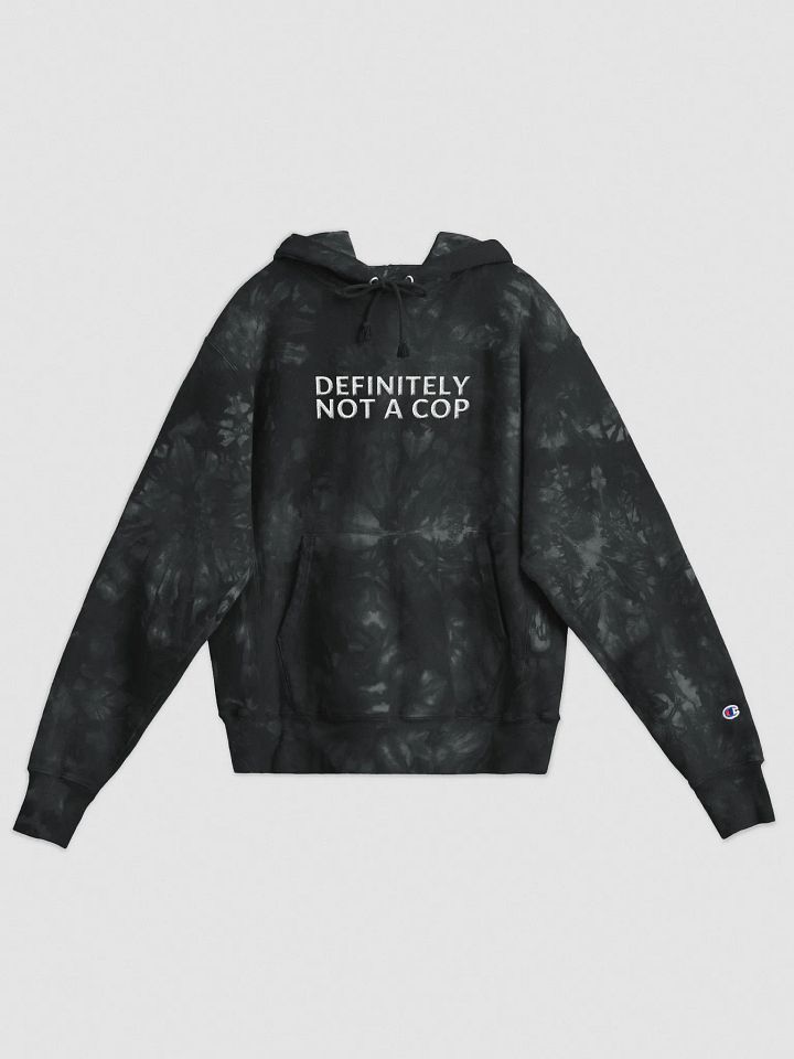 DEFINITELY NOT A COP (WHITE) - CHAMPION HOODIE product image (2)