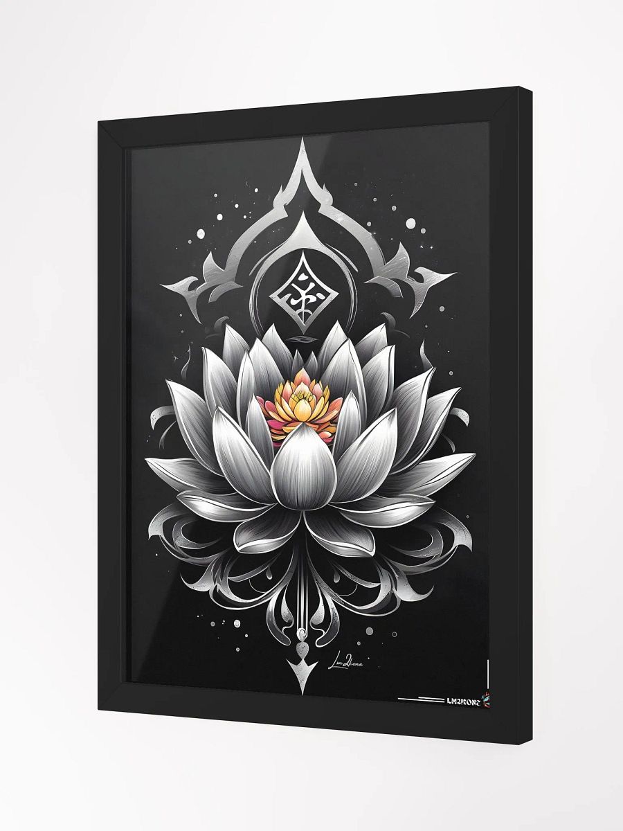 Lotus Zen Blossom : Framed Artistic Poster product image (2)