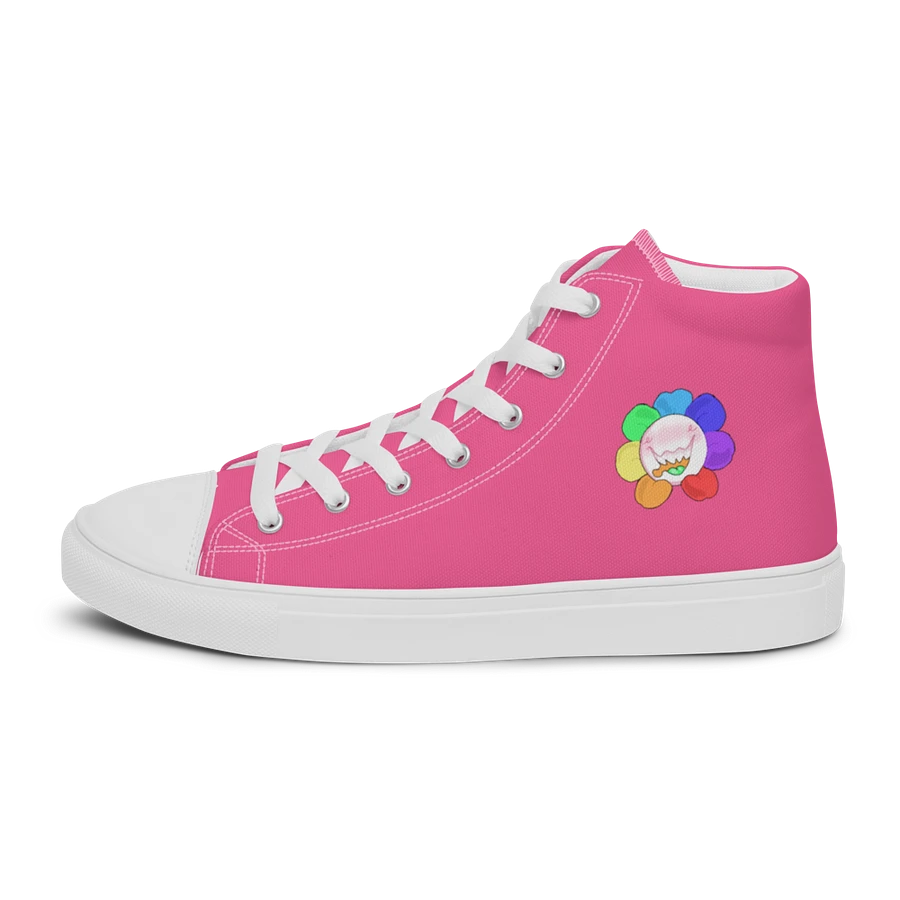 Pink and White Flower Sneakers product image (7)