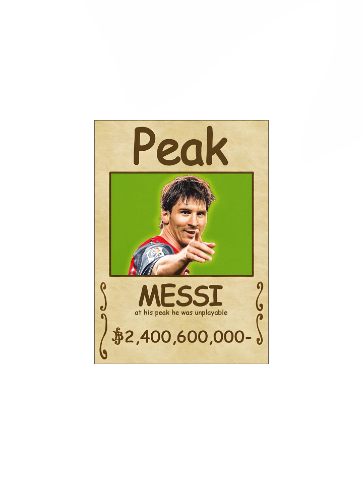 PEAK MESSI WANTED POSTER product image (2)