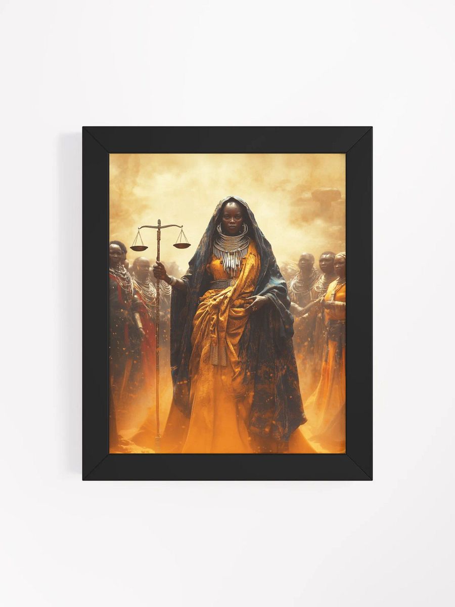 The African Great Mother: Guardian of Strength and Morality - Framed Matte Poster product image (41)