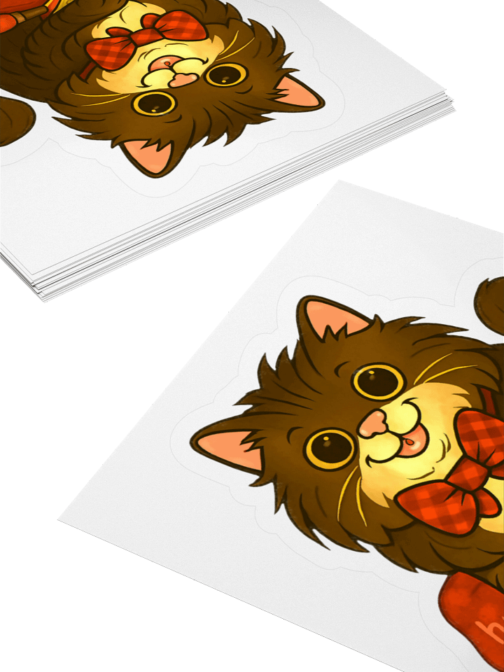 Mali the Axe Cat Stickers product image (2)