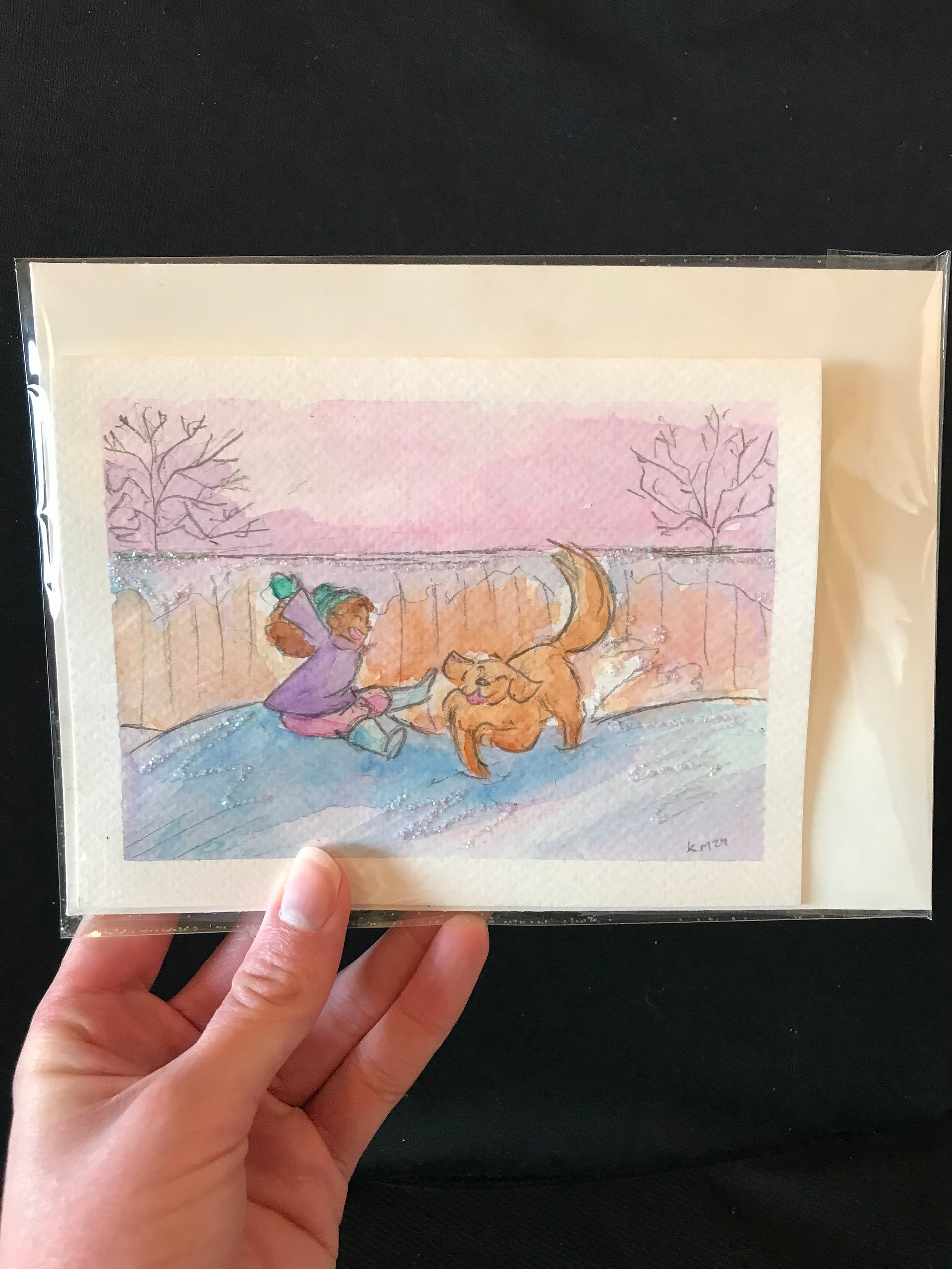 Winter Watercolor Greeting Cards product image (3)