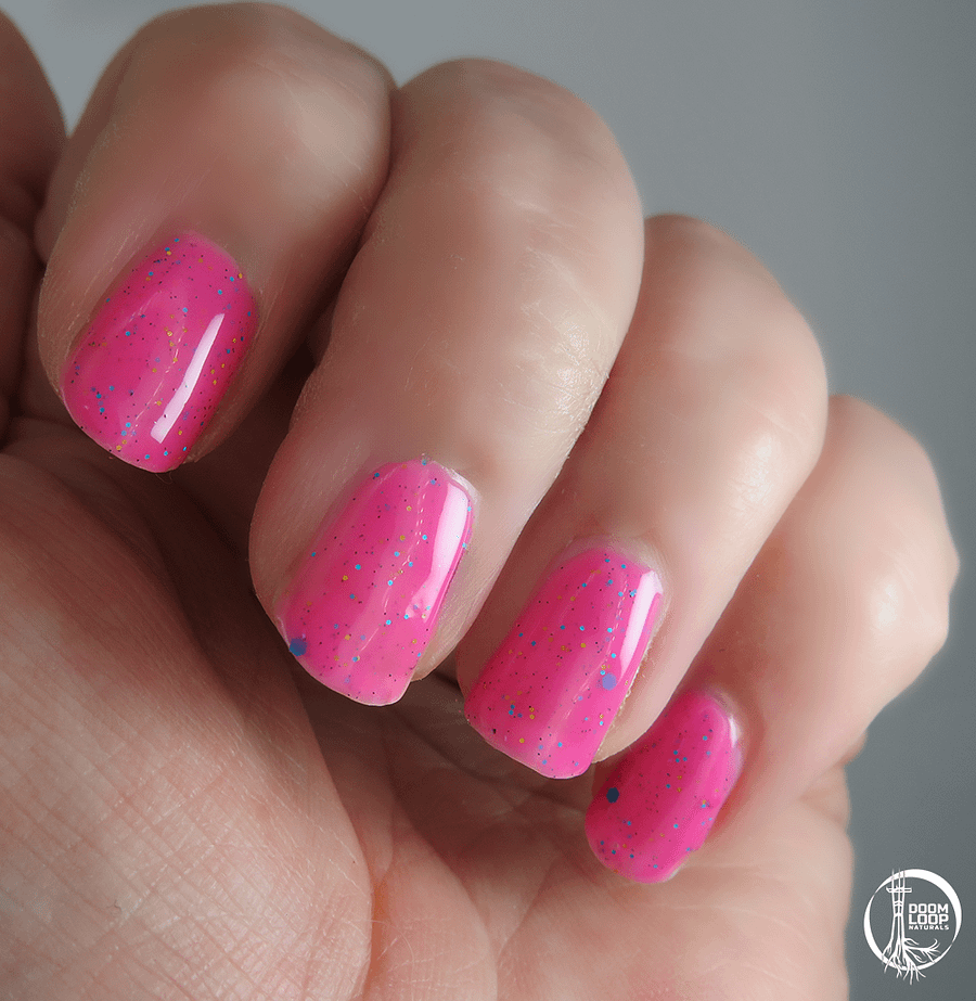 DO YOU REMEMBER THE WAY TO SHELL BEACH? - Solar Pink to Purple Glitter Nail Polish product image (3)