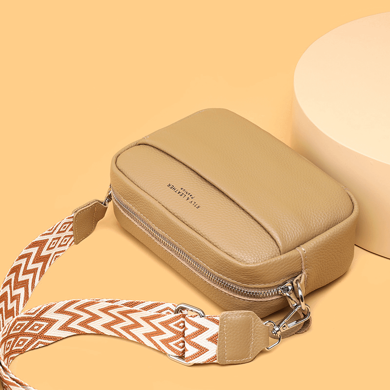 Fashion Shoulder Crossbody Bags With Rhombus Embroidered Wide Shoulder Strap Cute Small Square Bag Women product image (10)