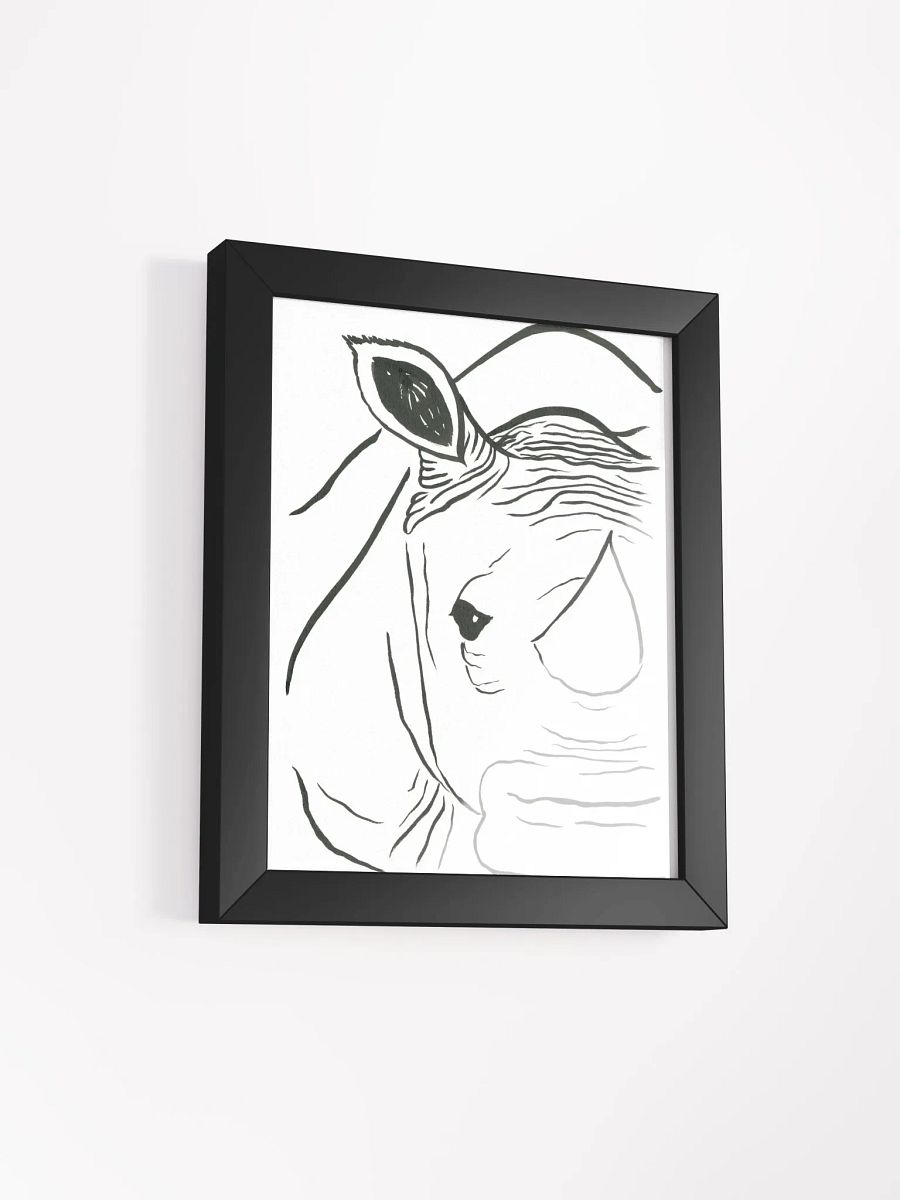Face Of A Rhino Framed Print product image (12)