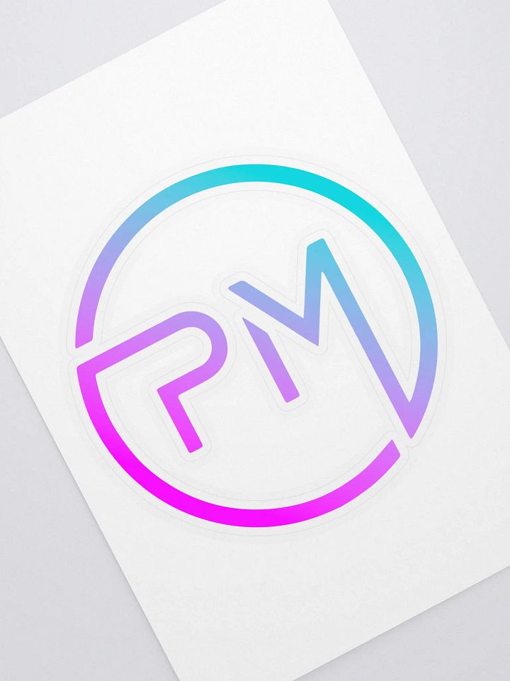 Dynamic Gradient Logo Sticker Sheet product image (1)