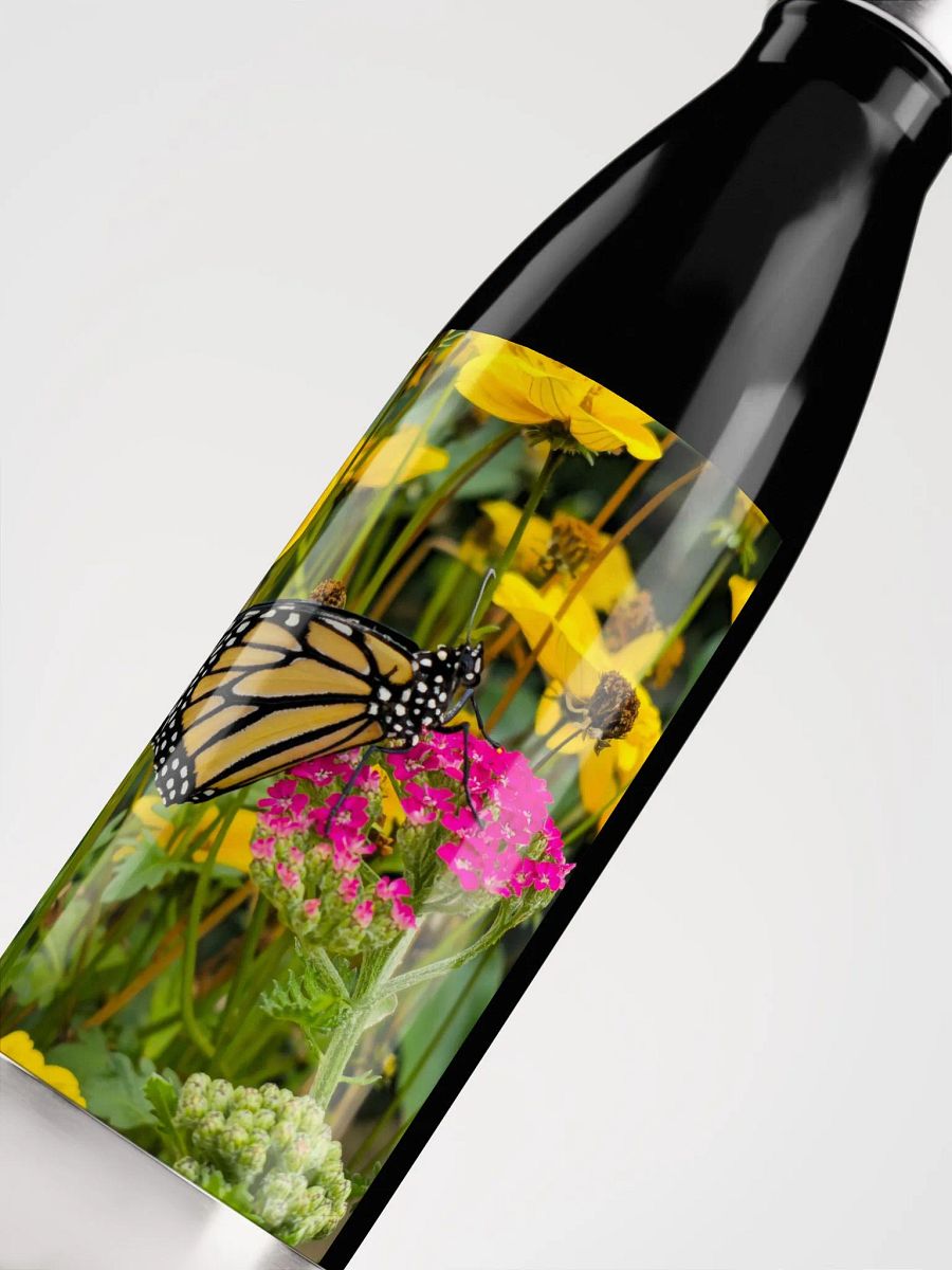 Tropical Monarch Butterfly Stainless Steel Water Bottle product image (5)