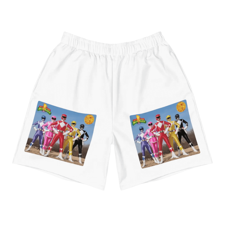 Mighty Morphin Power Rangers All-Over Athletic Shorts product image (11)