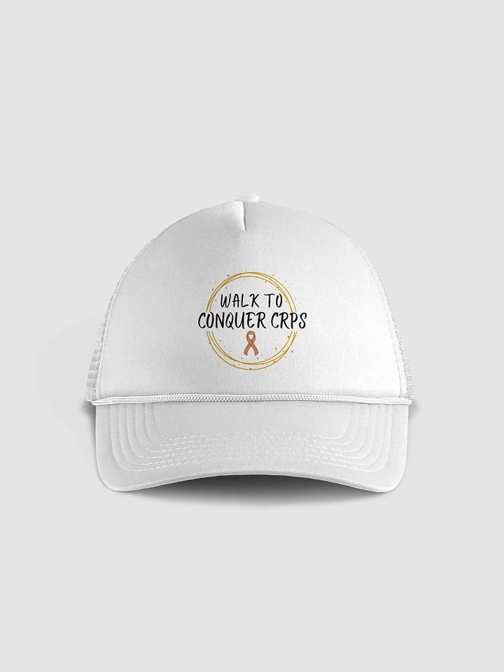OFFICIAL Walk to Conquer CRPS Hat- Black Print product image (1)