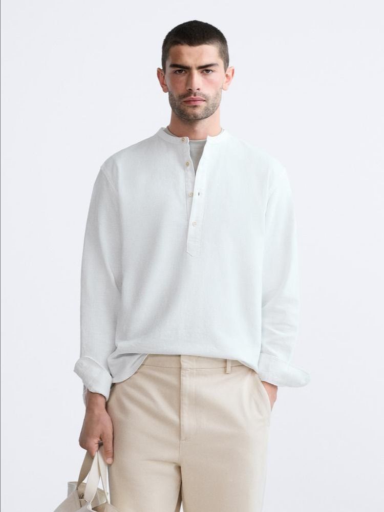 STAND-UP COLLAR SHIRT product image (4)
