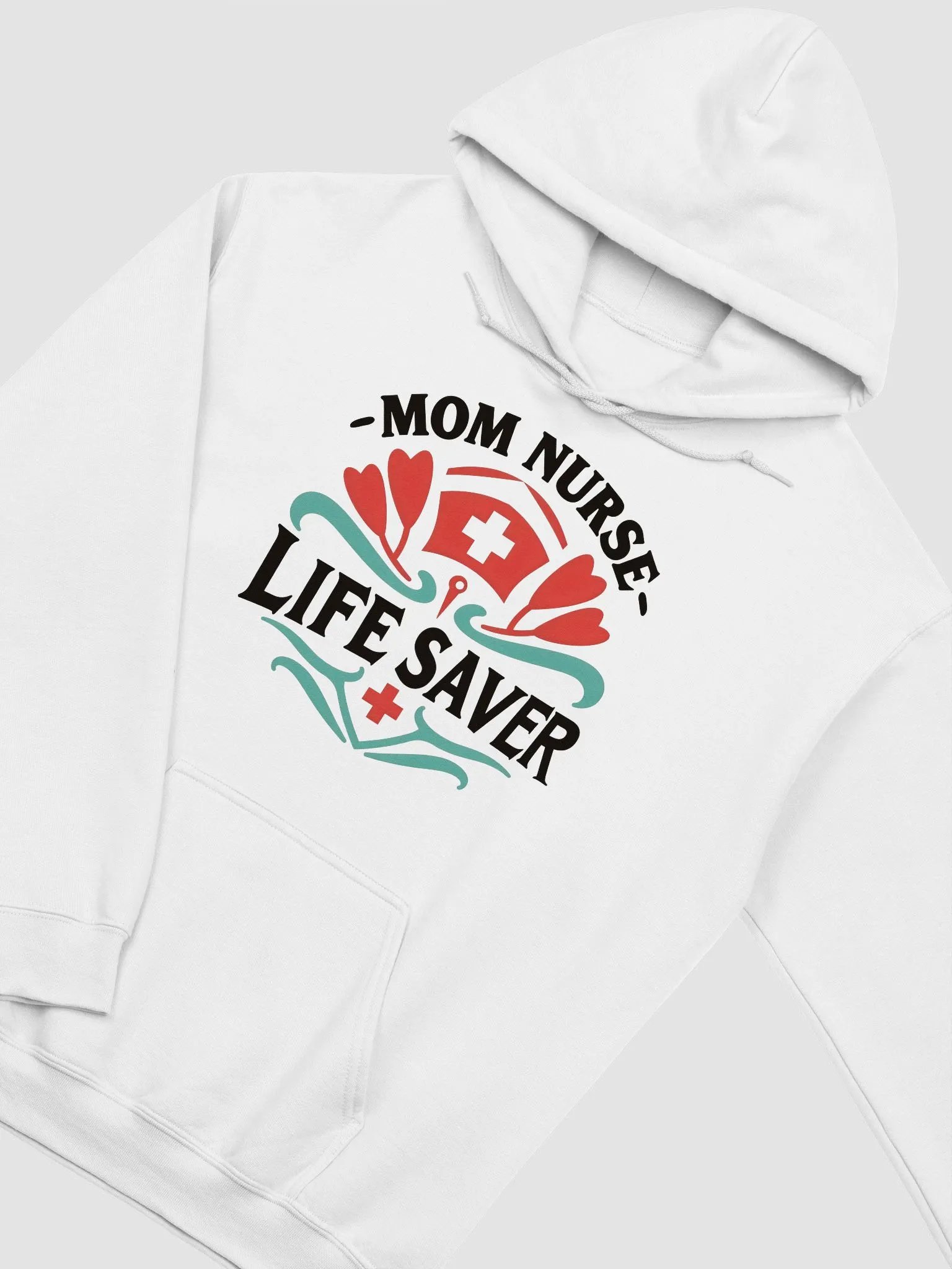 Mom Nurse Life Saver Graphic Hoodie product image (15)