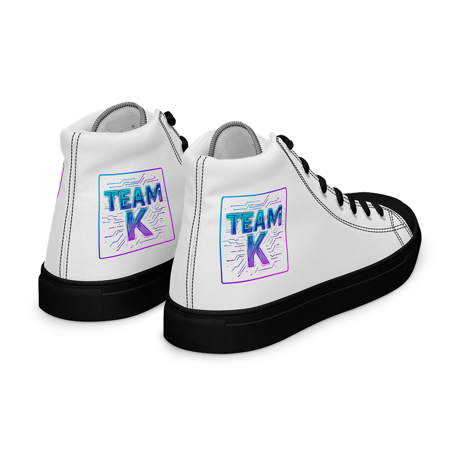 Team K V-11 Women's High Top Canvas Shoes product image (7)