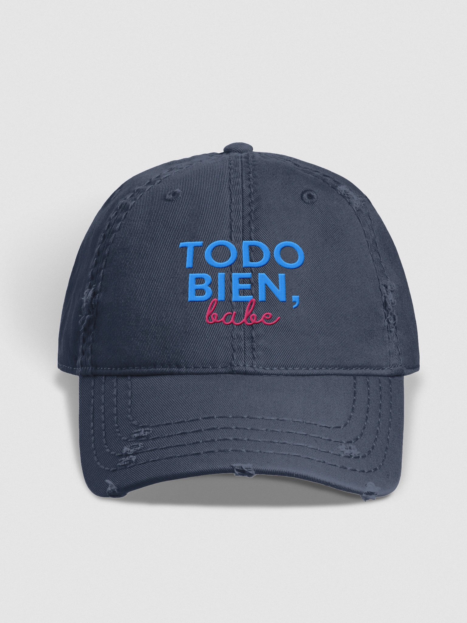 "Todo Bien, Babe" Distressed Hat product image (4)