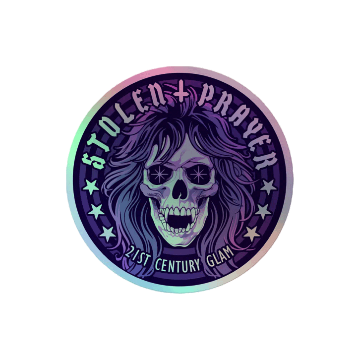 Stolen Prayer Holographic Logo Sticker product image (2)