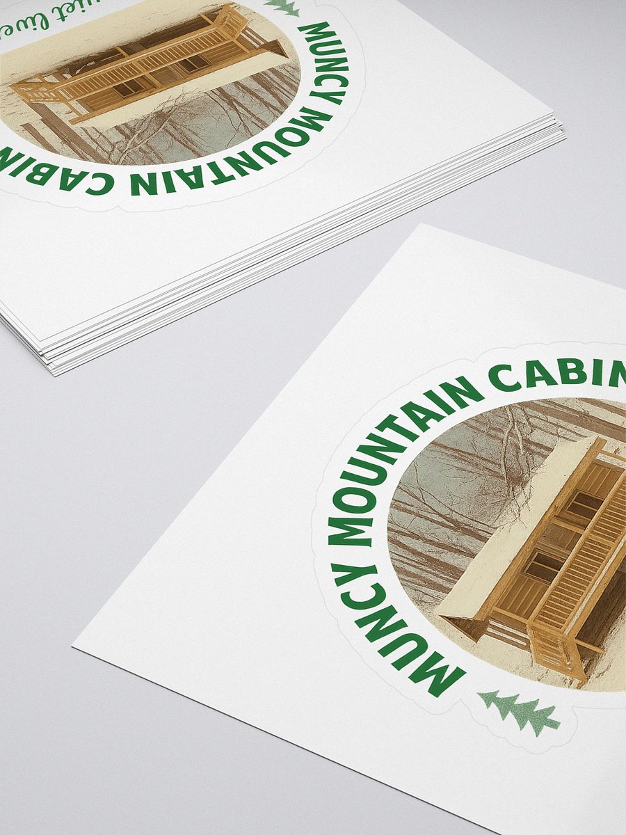 Muncy Mountain Cabin Kiss Cut Stickers product image (4)