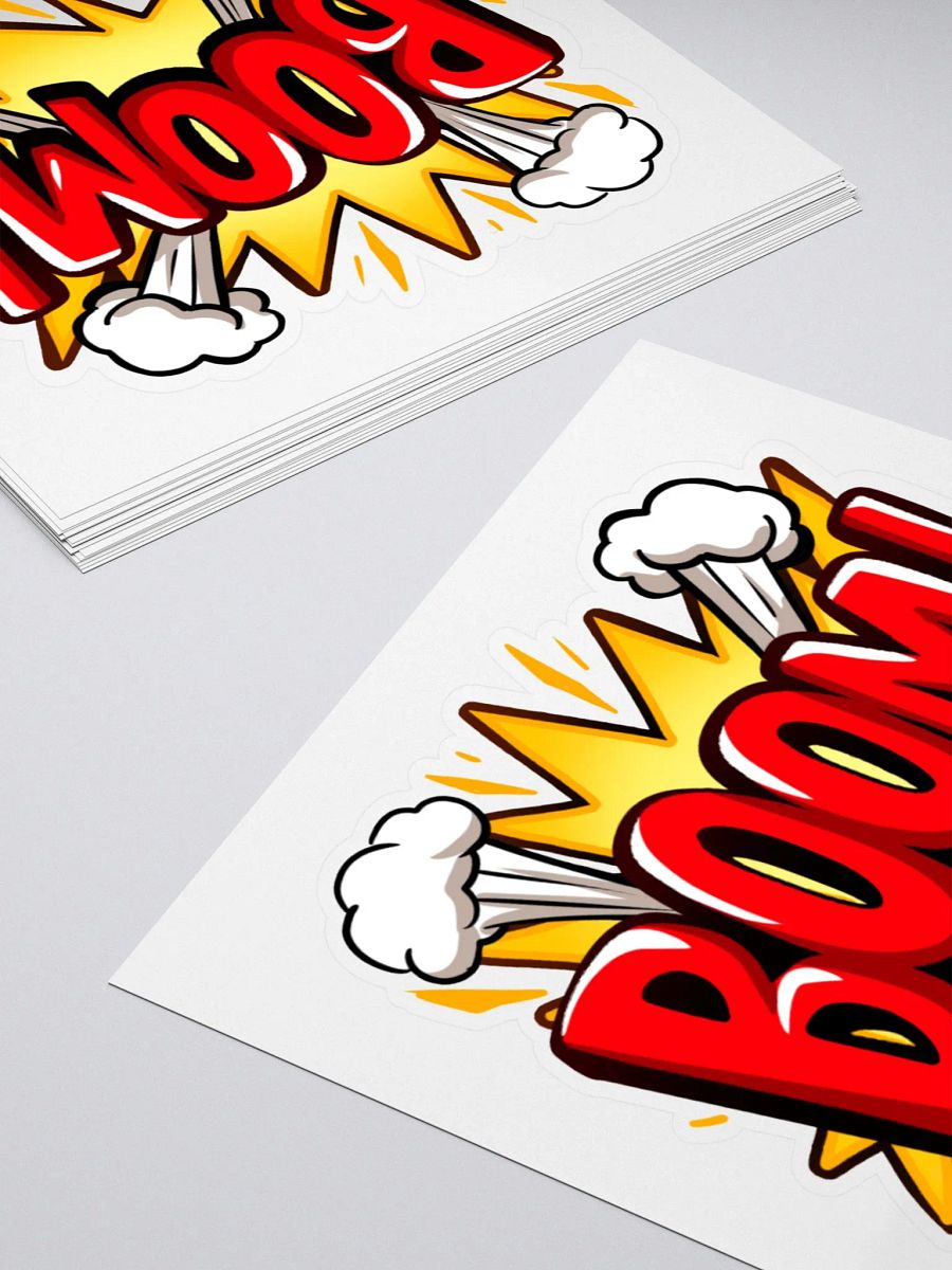 BOOM Kiss Cut Sticker product image (4)