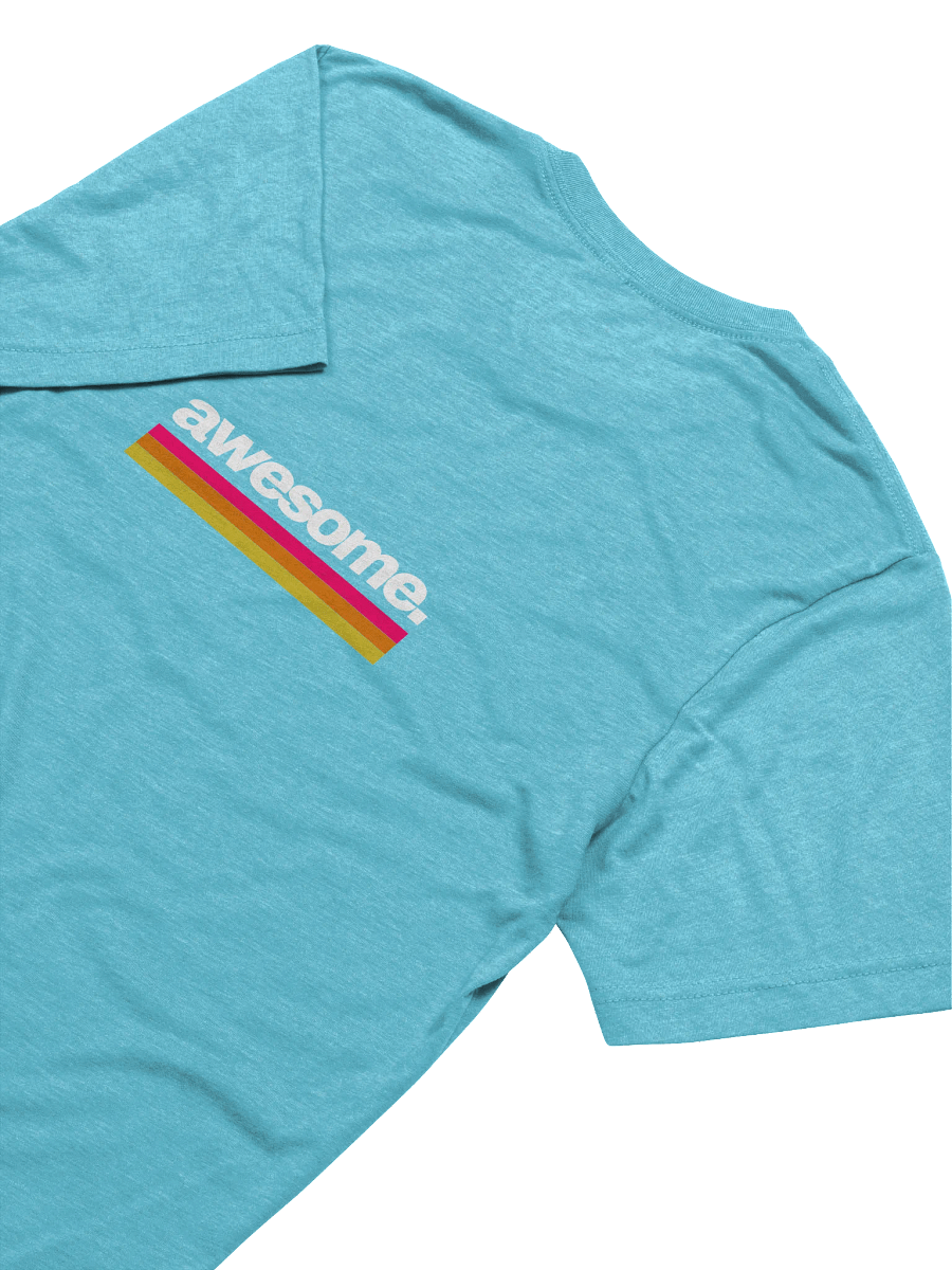 Sunset Awesome Stripes Tri-Blend Tee product image (29)