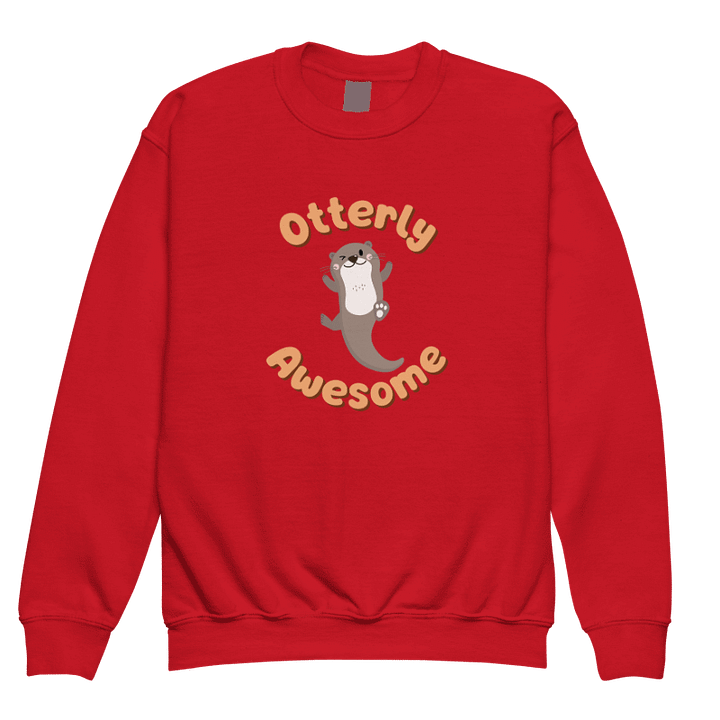 Otterly Awesome Youth Sweatshirt product image (18)