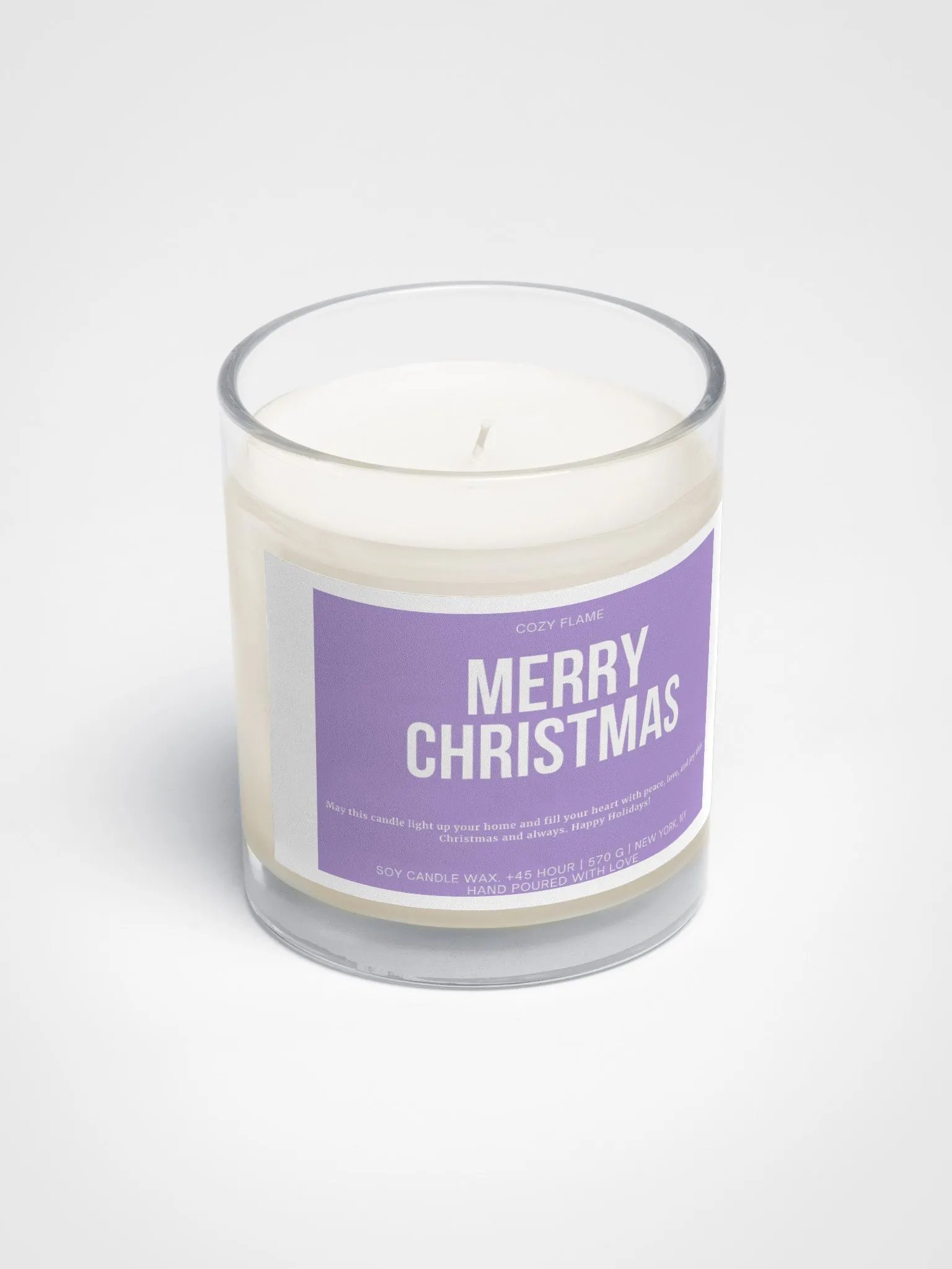Merry Christmas Soy Wax Candle product image (2)