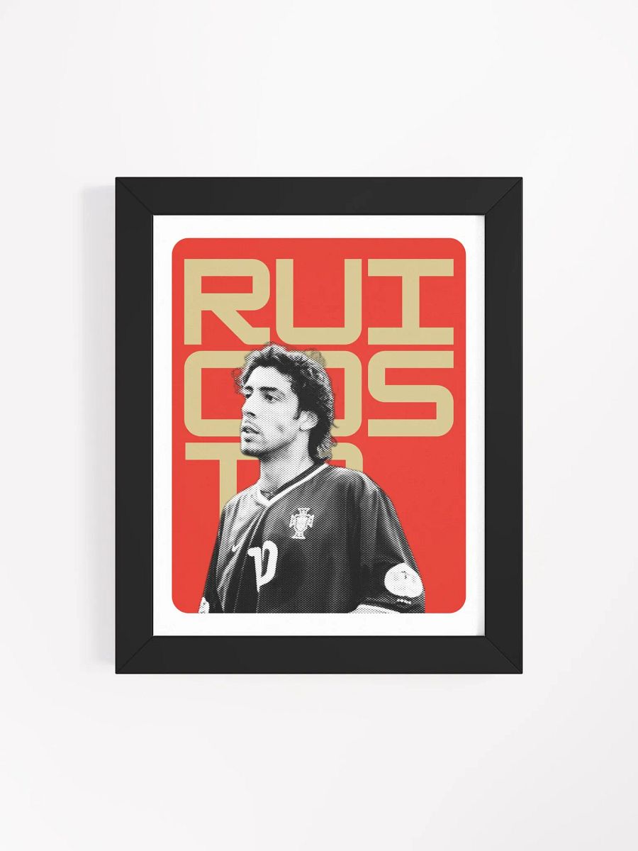 Rui Costa BW Portugal Name Art Framed Print product image (3)