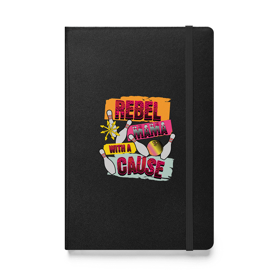 Rebel Mama With A Cause Bowling Hardcover Journal product image (1)