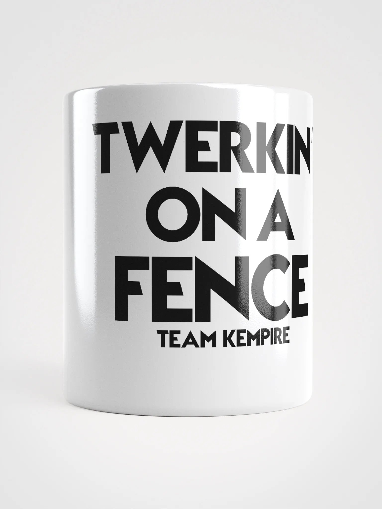 TWERKIN ON A FENCE - WHITE MUG product image (1)