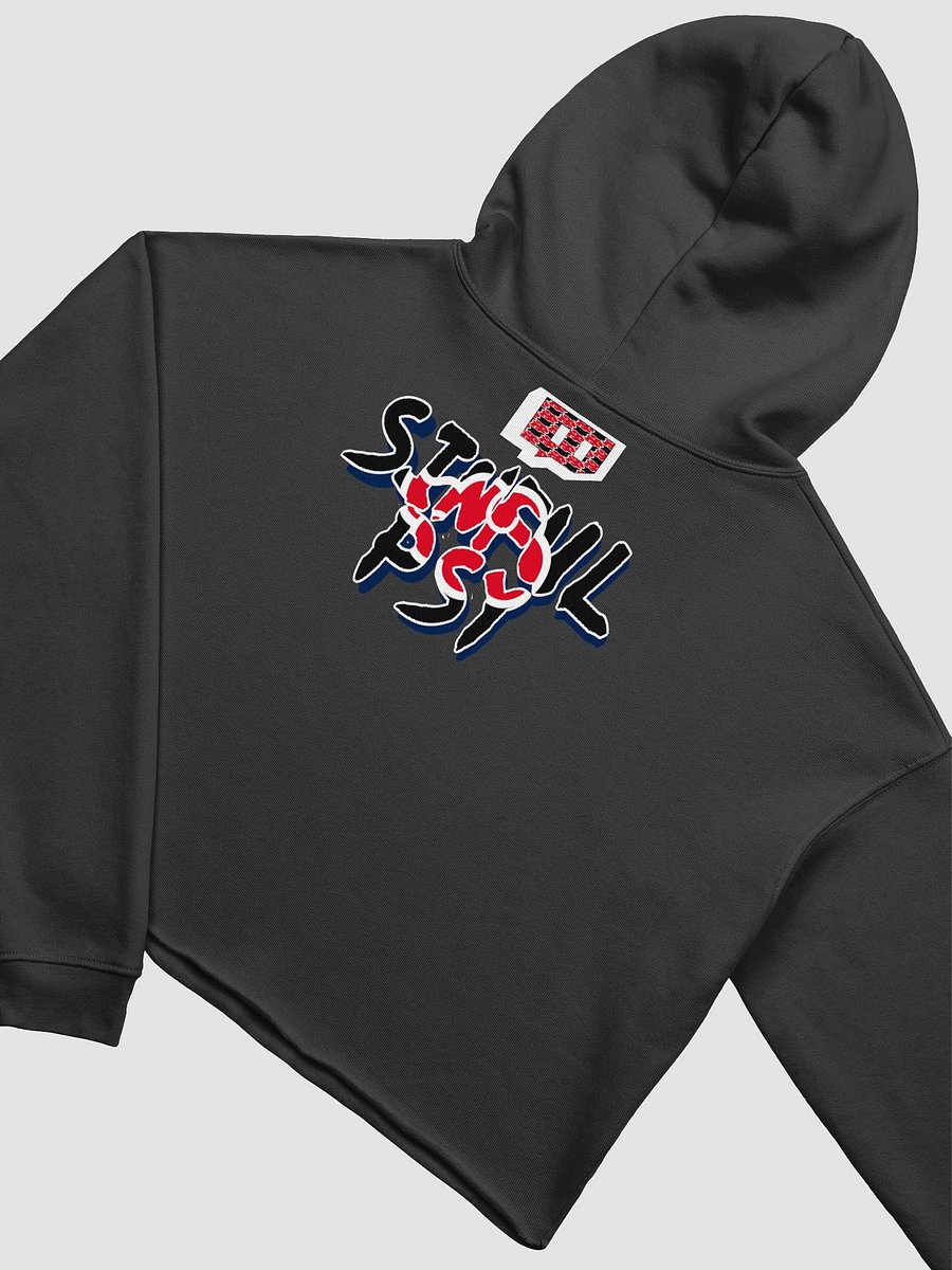 Gengar X Itachi (akatsuki) Bella+Canvas Fleece Crop Hoodie product image (4)
