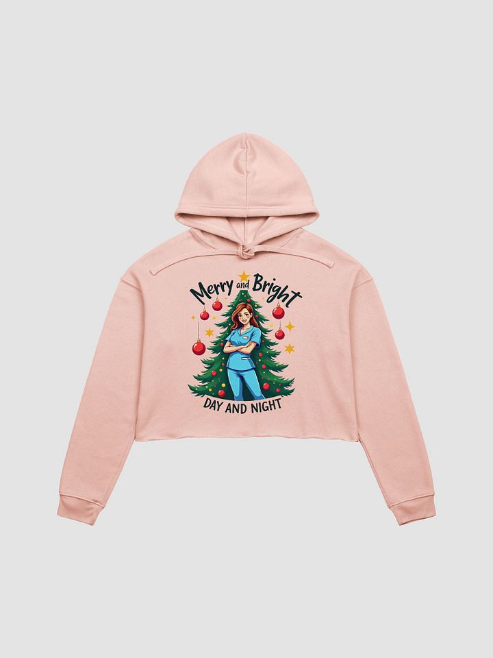 Merry and Bright Crop Hoodie product image (4)
