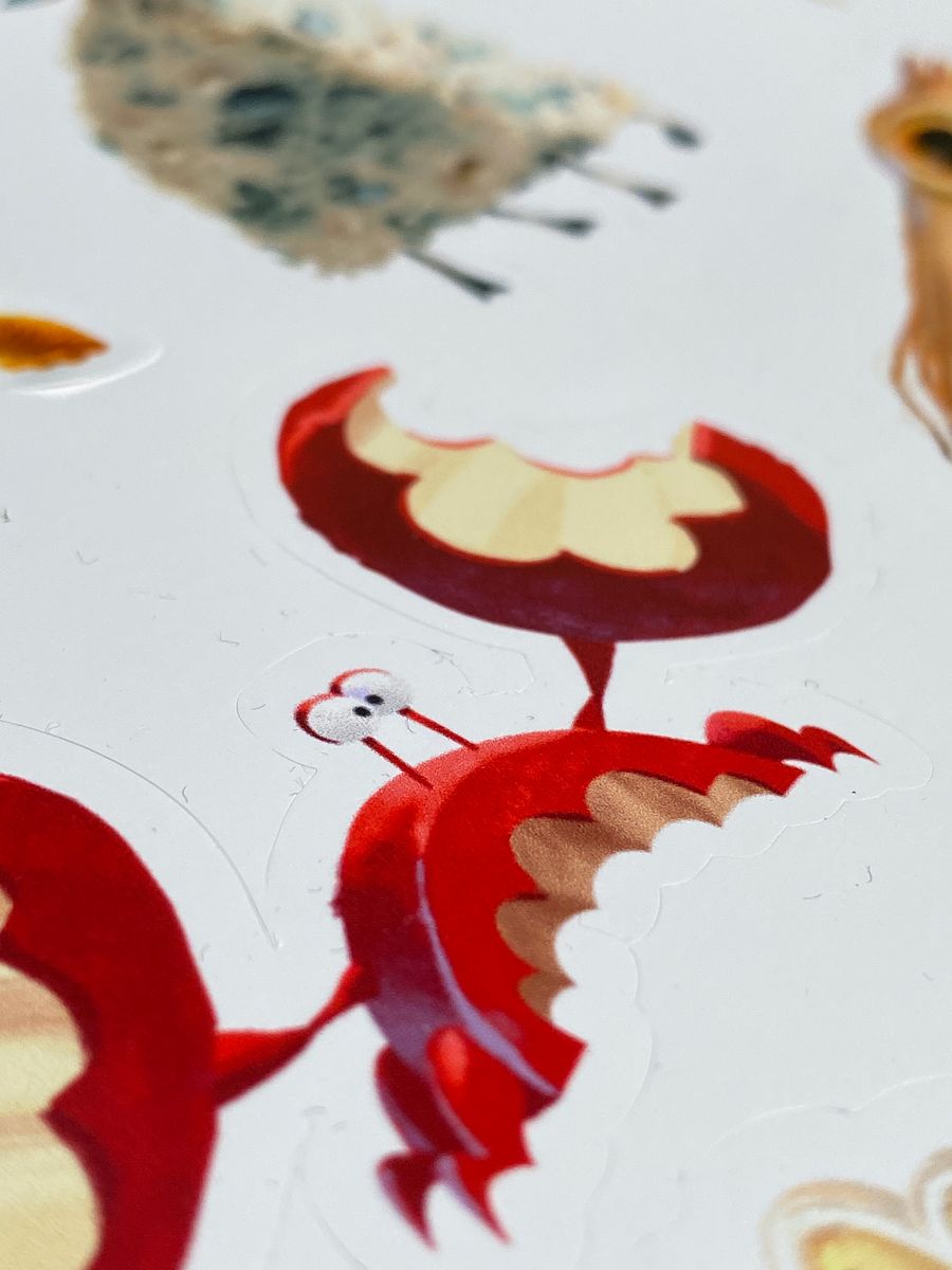 Cheese Creatures - STICKER SET product image (4)