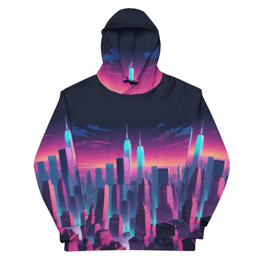 Vaporwave New York City All Over Print Hoodie product image (10)
