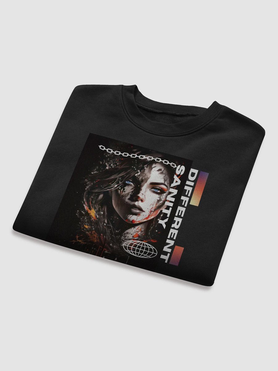 Sanity Splatter Women's Artistic Crop Sweatshirt product image (7)