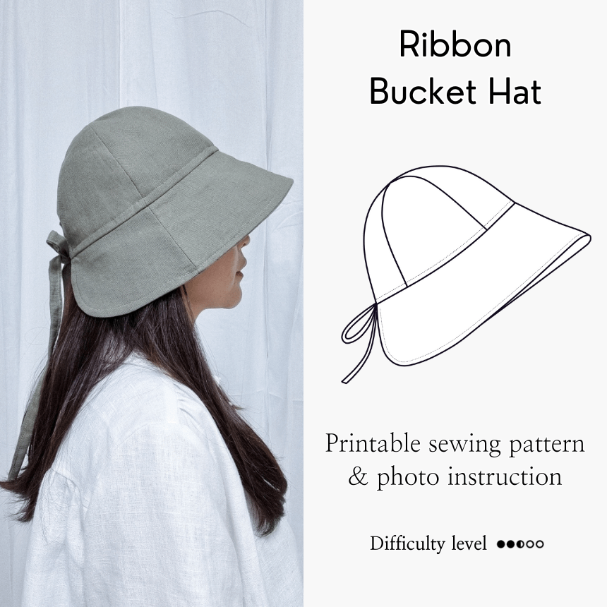 [PDF] 3 Hat Styles making DIY full size download print PDF file product image (4)
