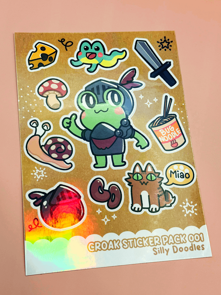 LIMITED BUNDLE #1: Croakin' Doodles & Metal Card product image (2)