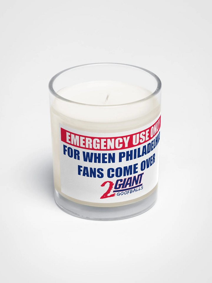 Emergency Candle - For When Philadelphia Fans Come Over product image (2)